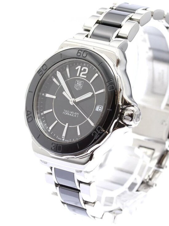 TAG HEUER Formula 1 WAH1210 Date black Dial Quartz Ladies  display picture 1